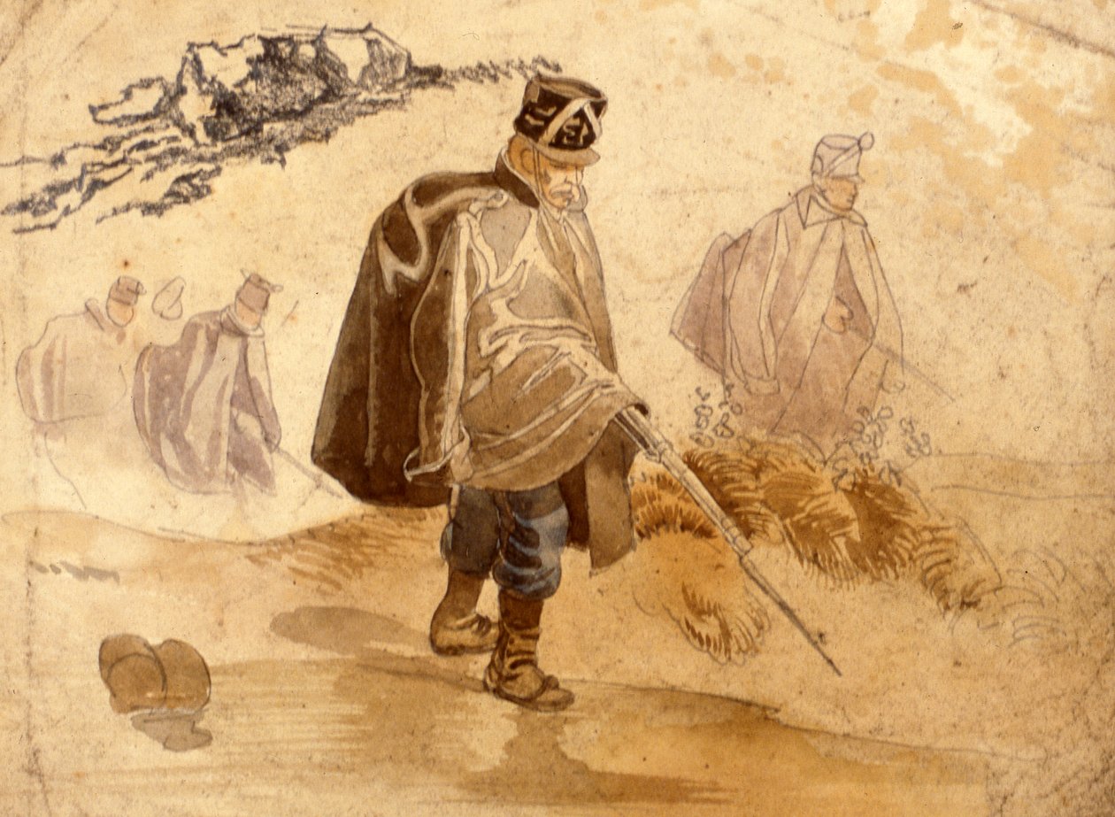 Pěchota v maskování a na bojových operacích 1848-49 od Johan Baptiste Heinefetter