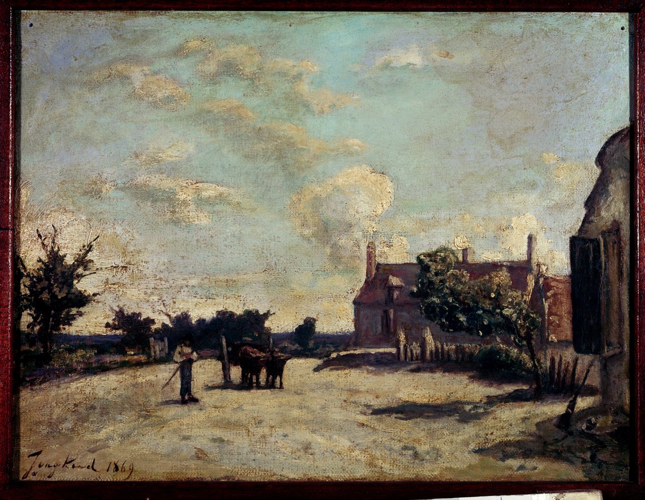 Obraz v hostinci od Jeana Bartholda Jongkinda (1819-1891) 1869 Paříž, Musee du Peute Palais. od Johan Barthold Jongkind