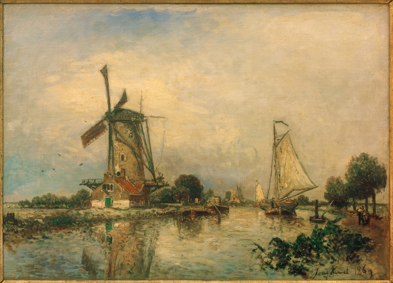 v Overschie od Johan-Barthold Jongkind
