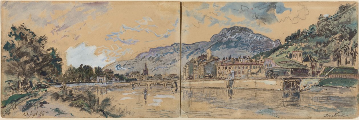 Grenoble od Johan Barthold Jongkind