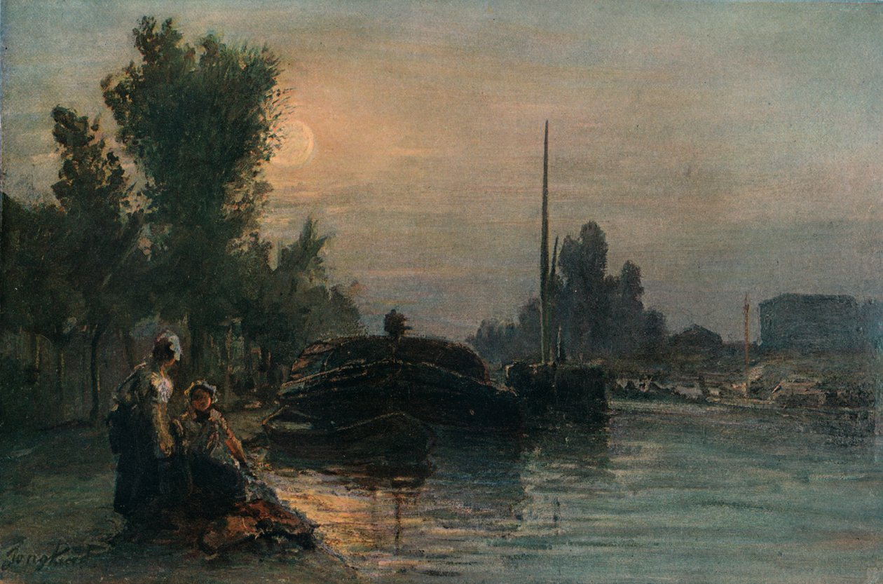 Měsíční svit, c1870, 1903 od Johan Barthold Jongkind