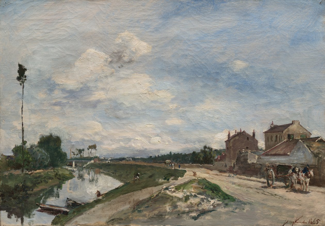 Seina v Bas-Meudon, 1865 od Johan Barthold Jongkind