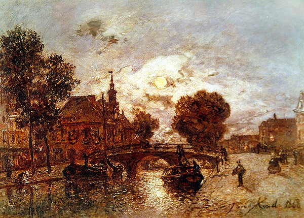 Pohled na Haag, 1868 od Johan Barthold Jongkind