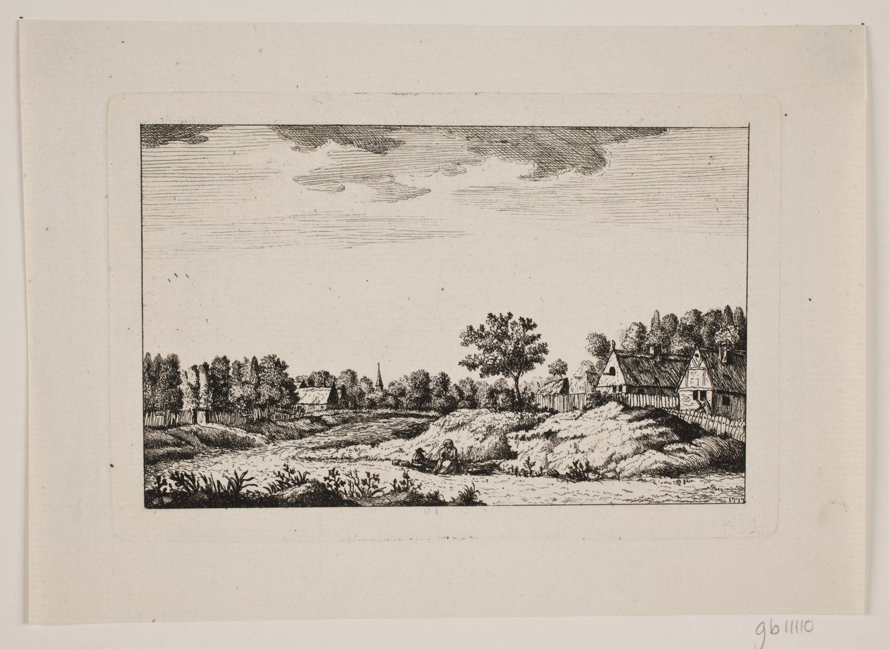 Cesta přes vesnici od Johan Bülow