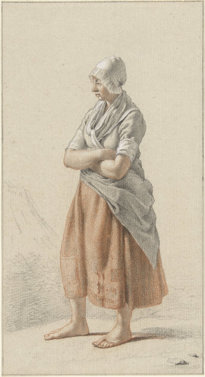 Stojící dívka, vlevo od Johan Christiaan Willem Safft
