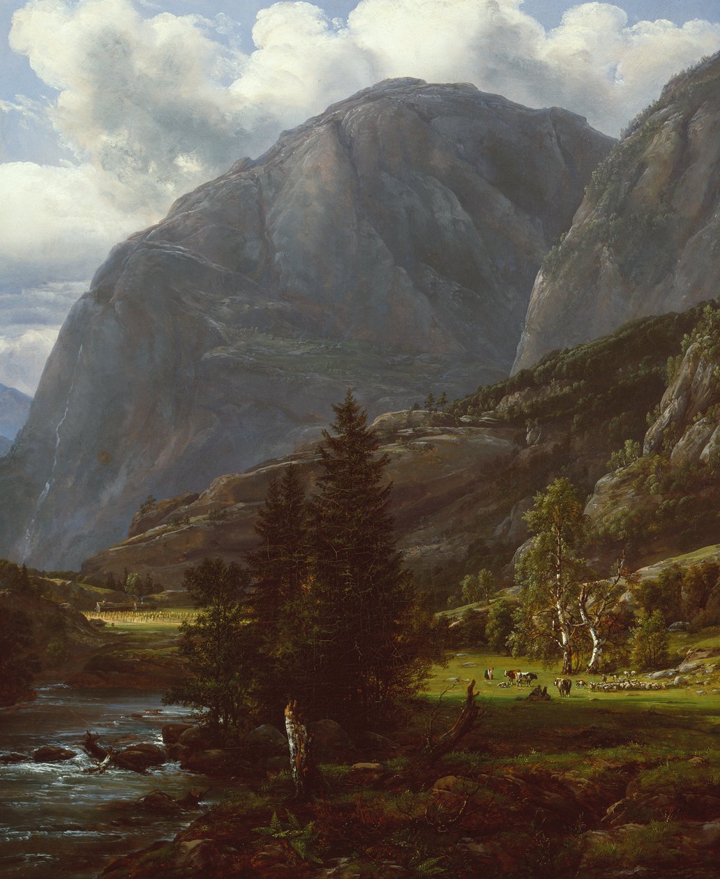 Fortunské údolí od Johan Christian Dahl