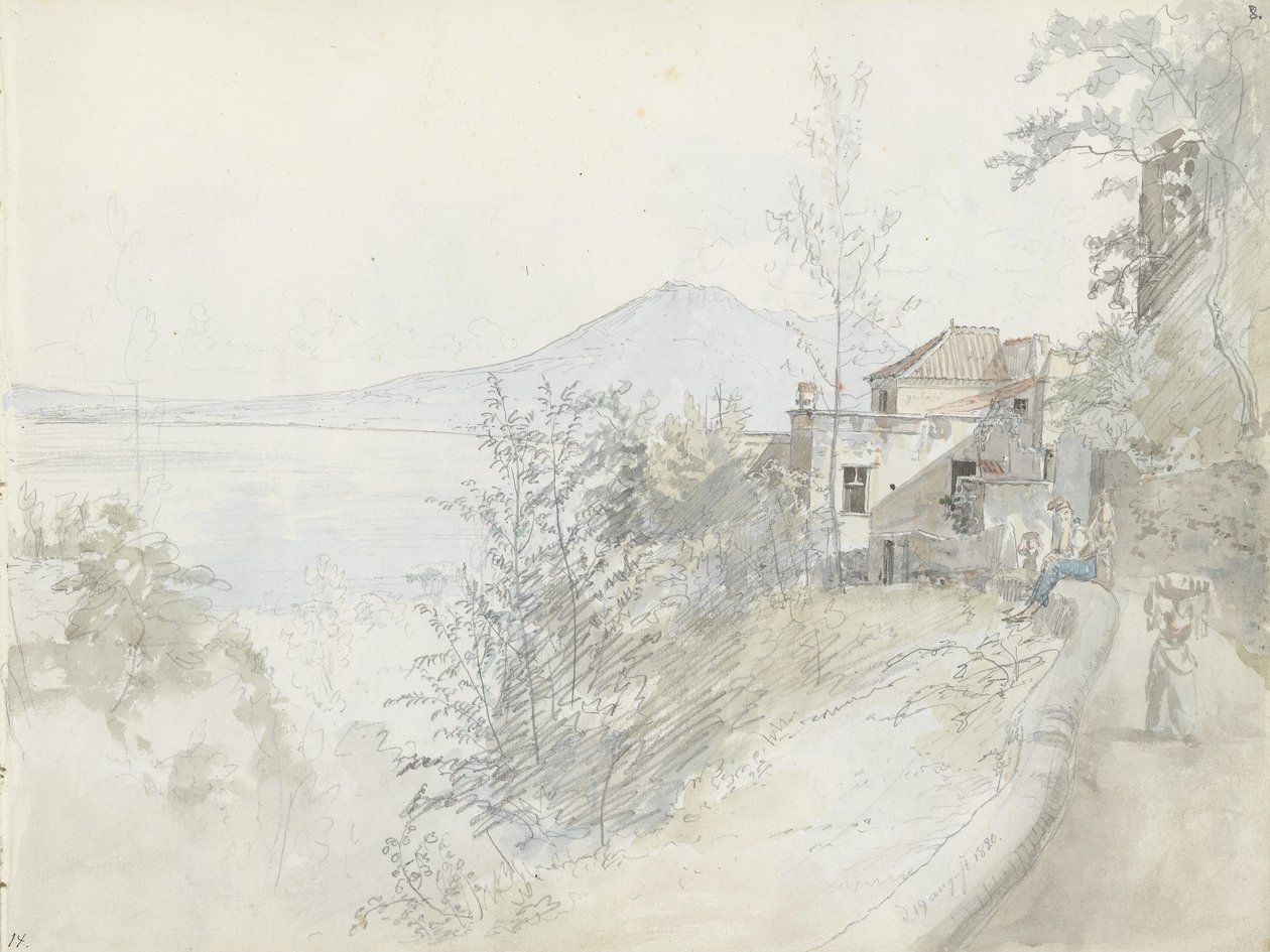 Z okolí Castellammare od Johan Christian Dahl
