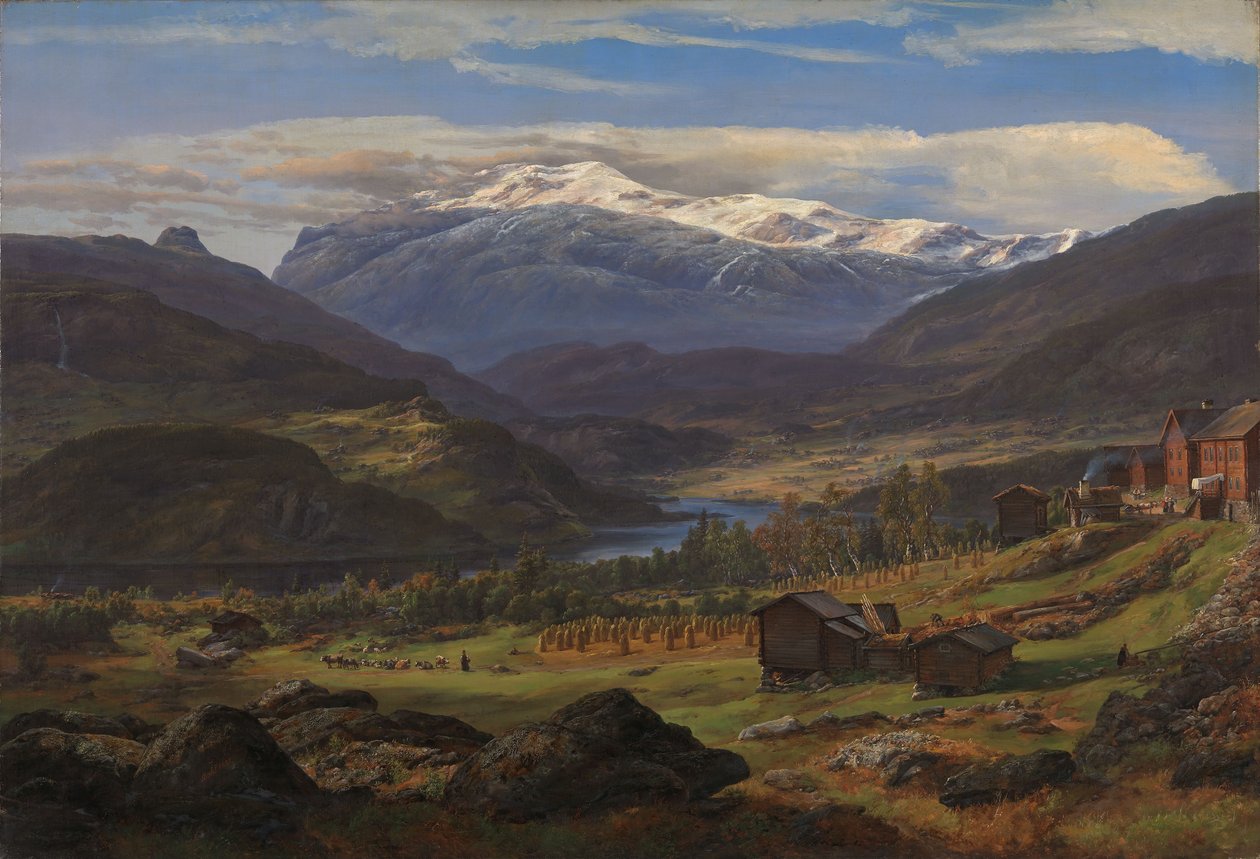 Z Hjelle ve Valdresu od Johan Christian Dahl