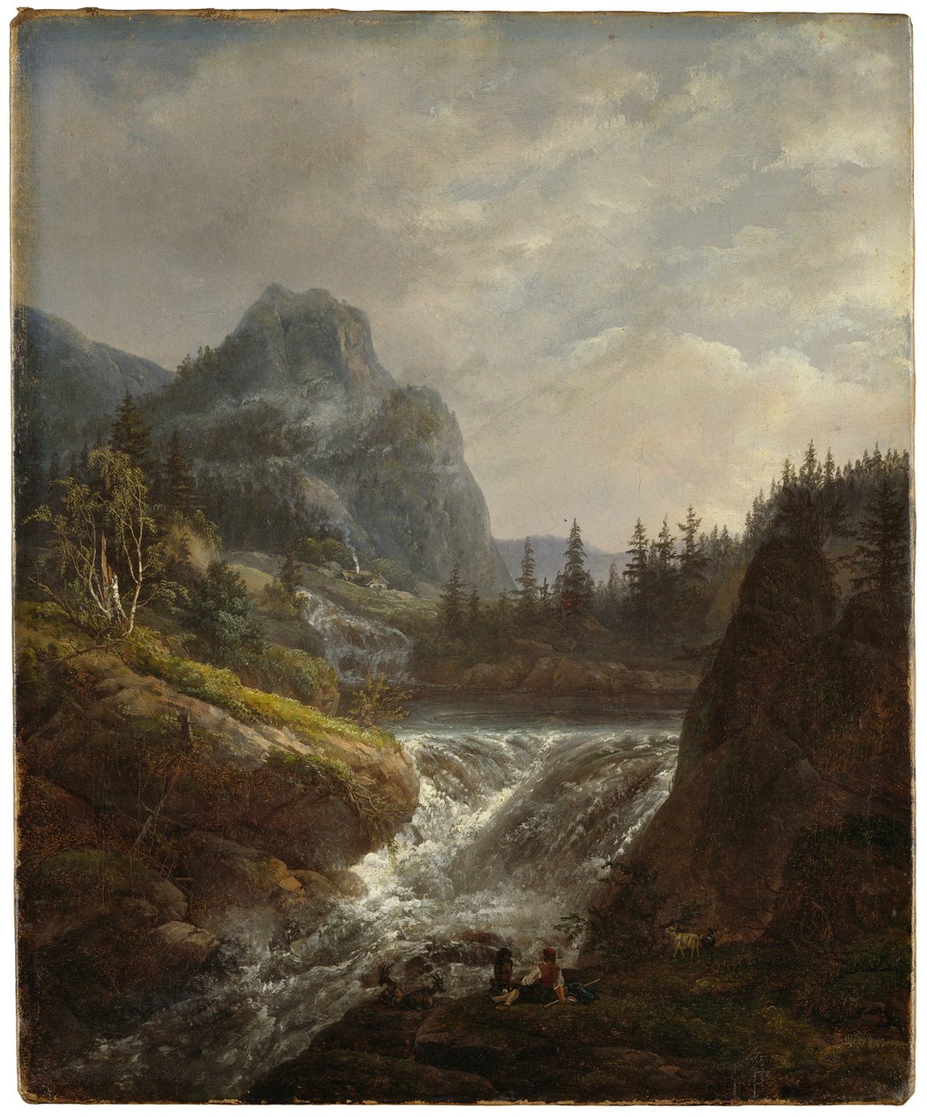 Norská krajina od Johan Christian Dahl