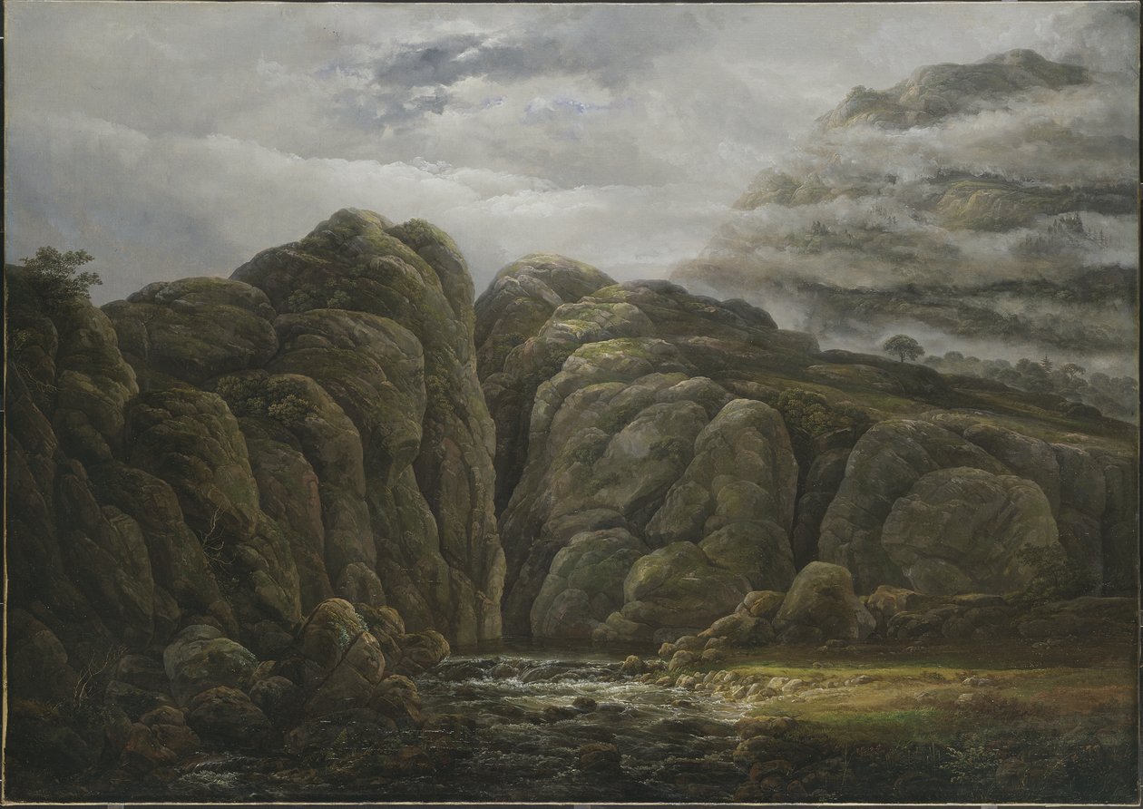 Norská horská krajina, 1819 od Johan Christian Dahl