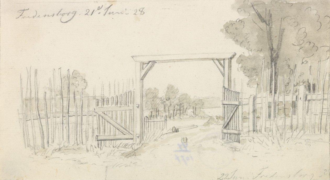 Přístav, Fredensborg od Johan Christian Dahl