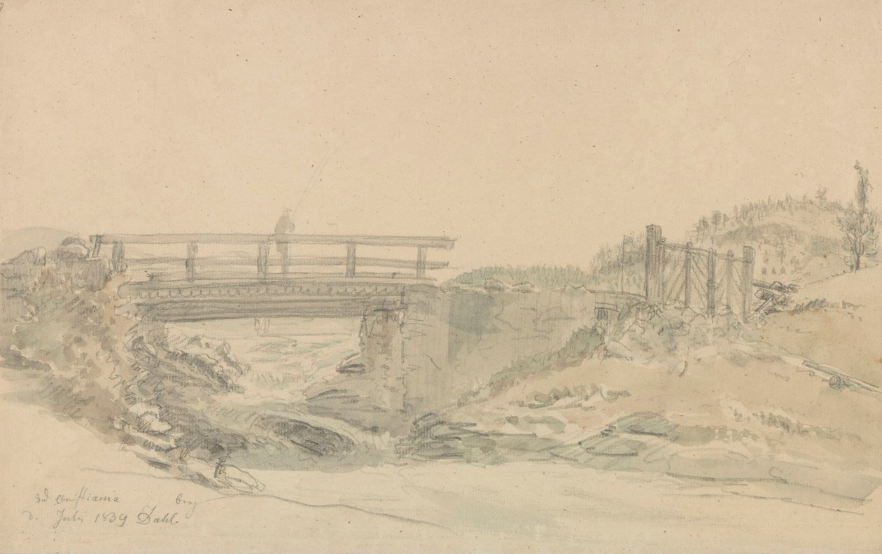 U Christianie od Johan Christian Dahl