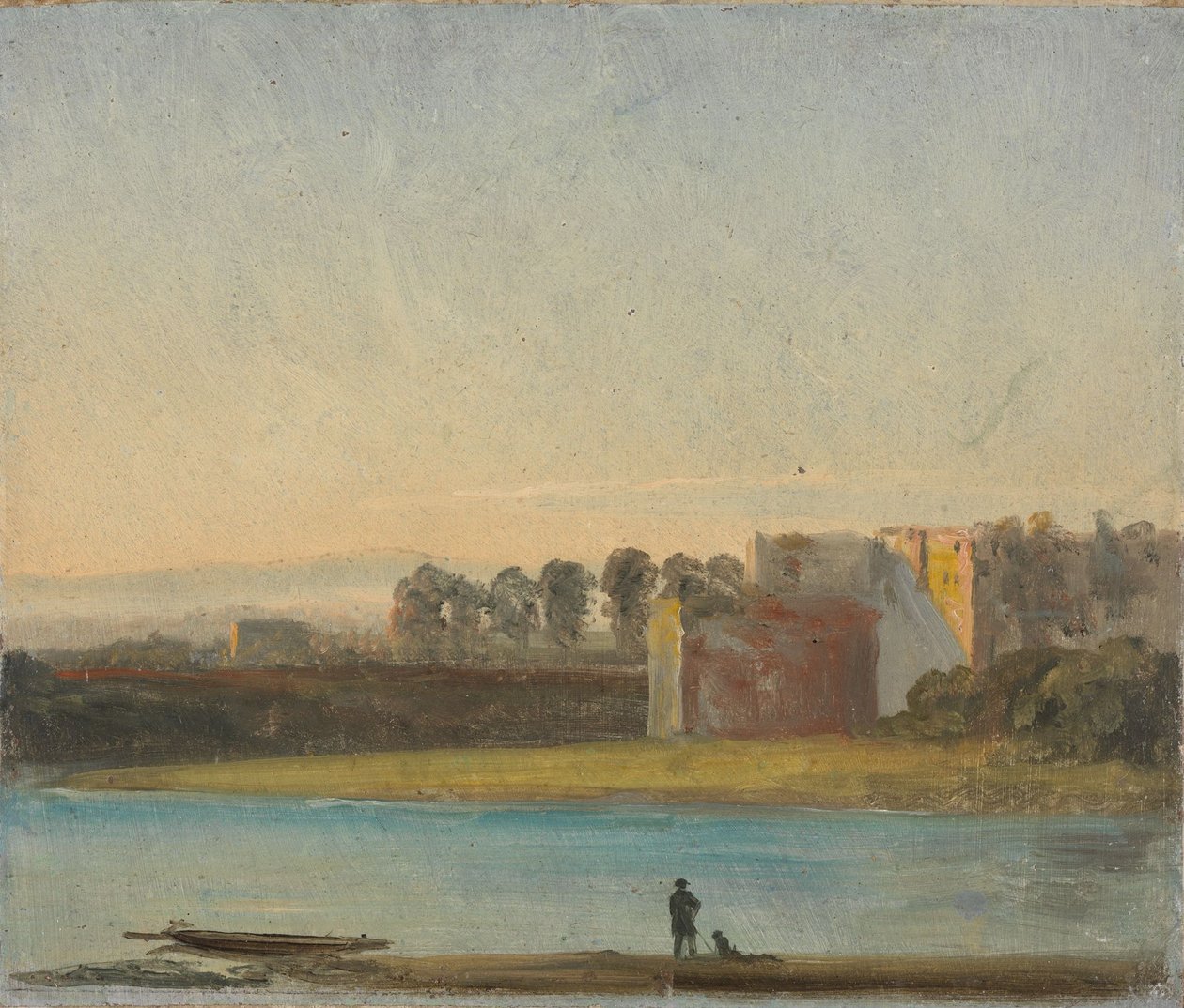Výhled na Labe od Johan Christian Dahl