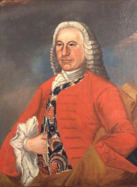 Portrét Justitstraad Bonde Simonsen od Johan Christian Remin