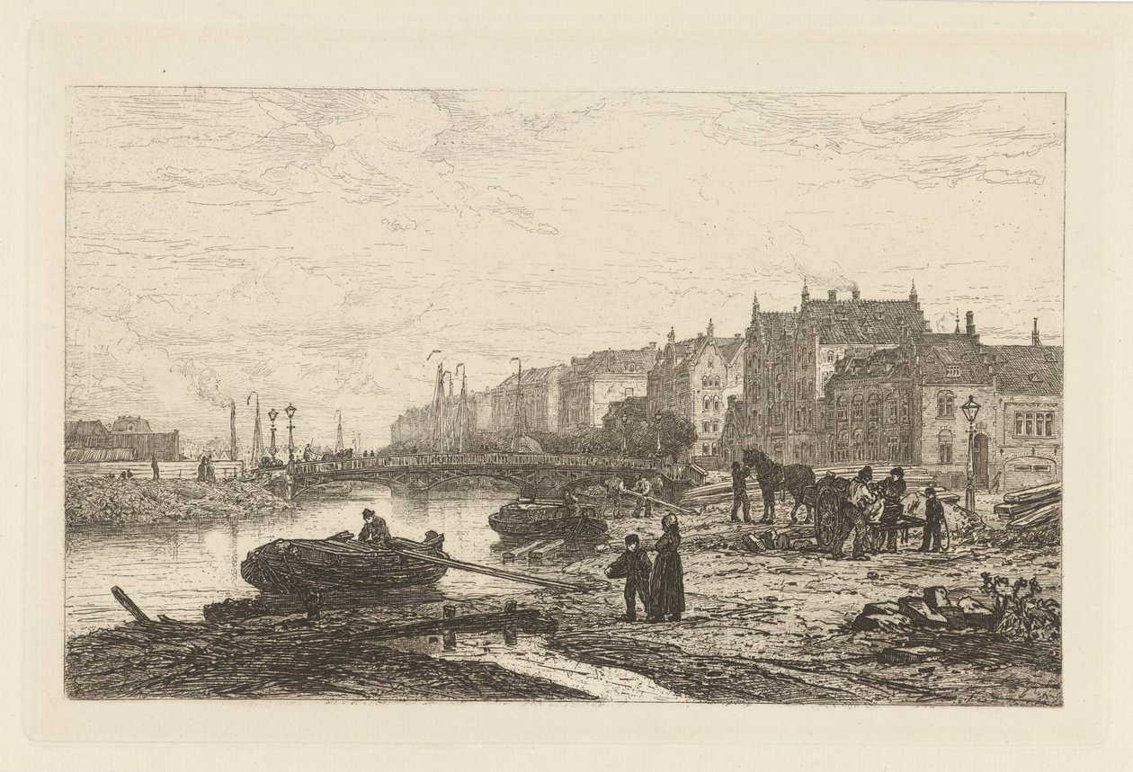 Pohled na Stadhouderskade od Johan Conrad Greive