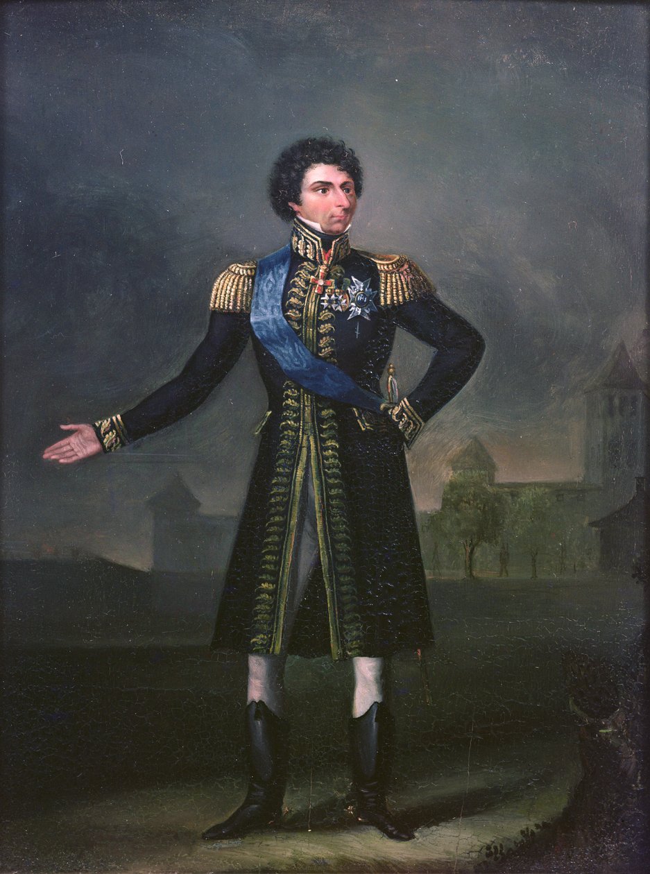Karl XIV (olej na palubě) od Johan Detloff Colberg
