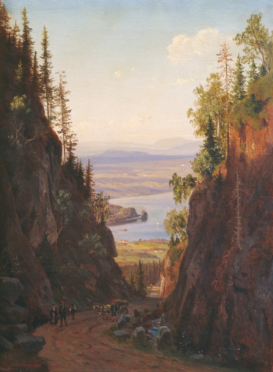 Krajina z Krokkleiva od Johan Fredrik Eckersberg