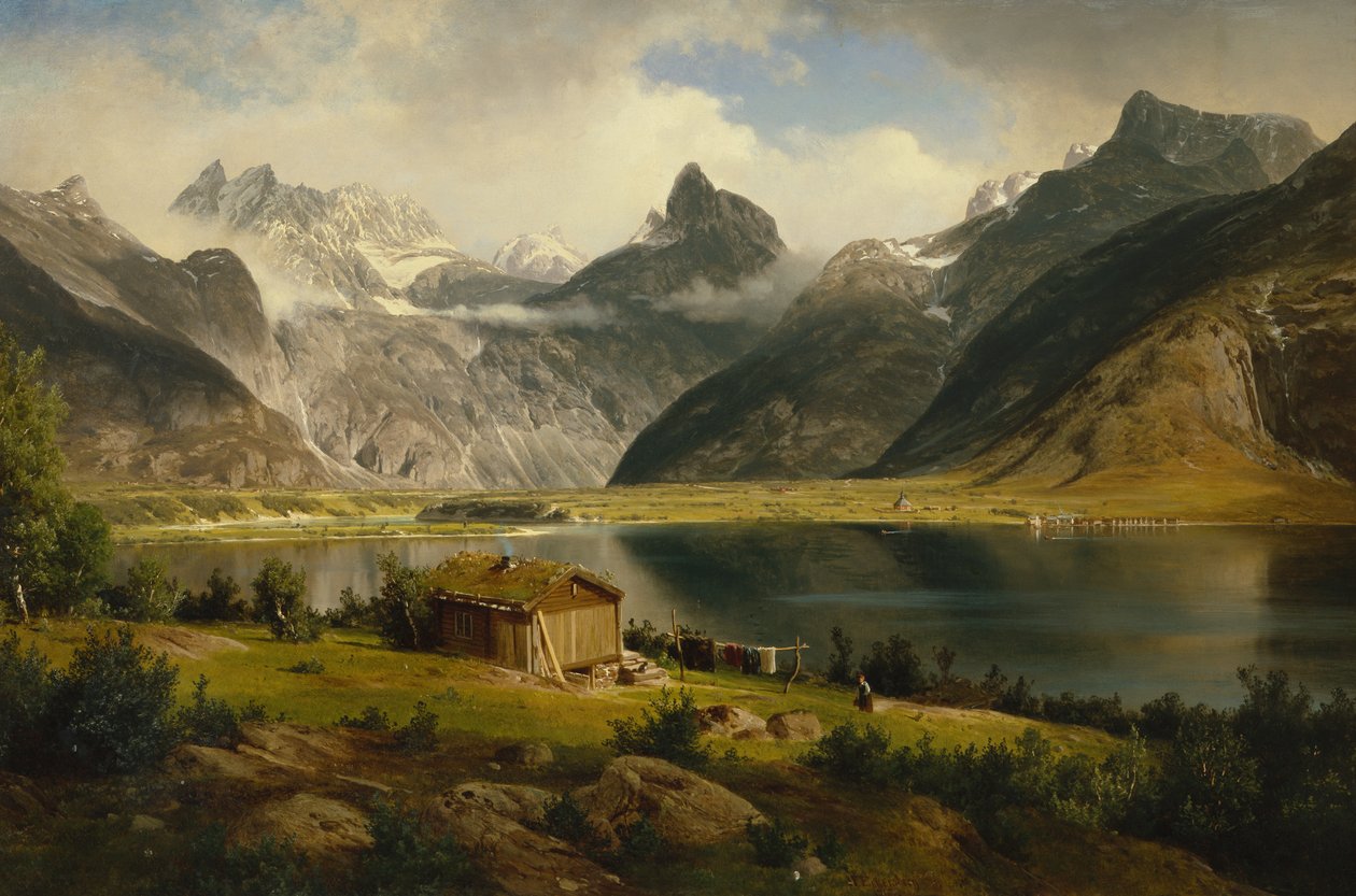 Romsdalshorn od Johan Fredrik Eckersberg
