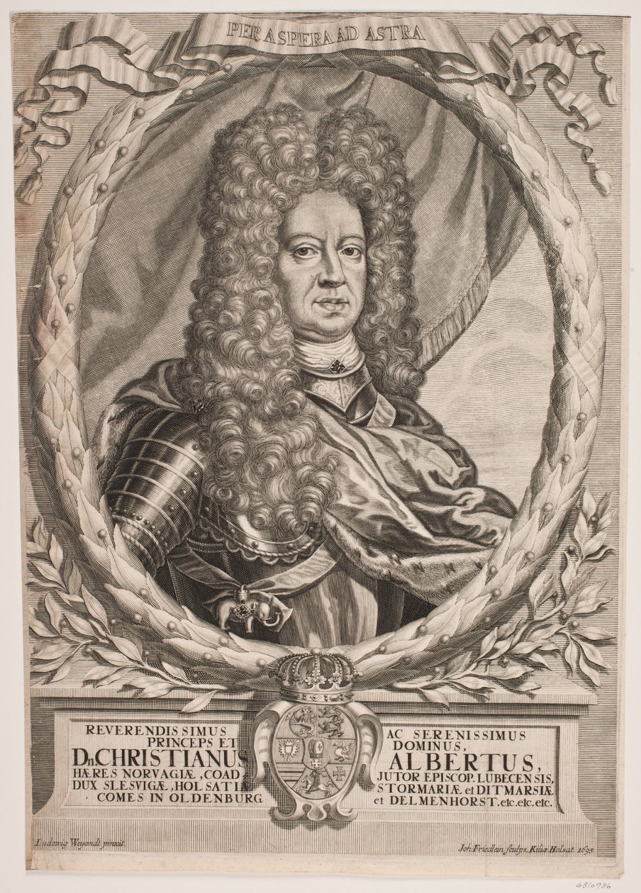 vévoda Christian Albrecht z Gottorpu od Johan Friedlein