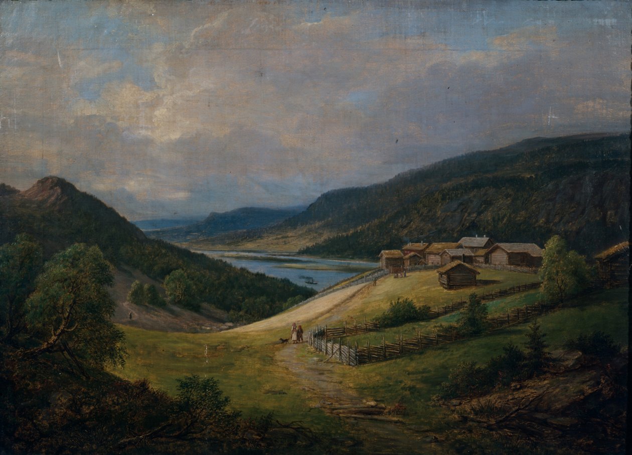 Z Gudbrandsdalen (olej na plátně) od Johan Gorbitz