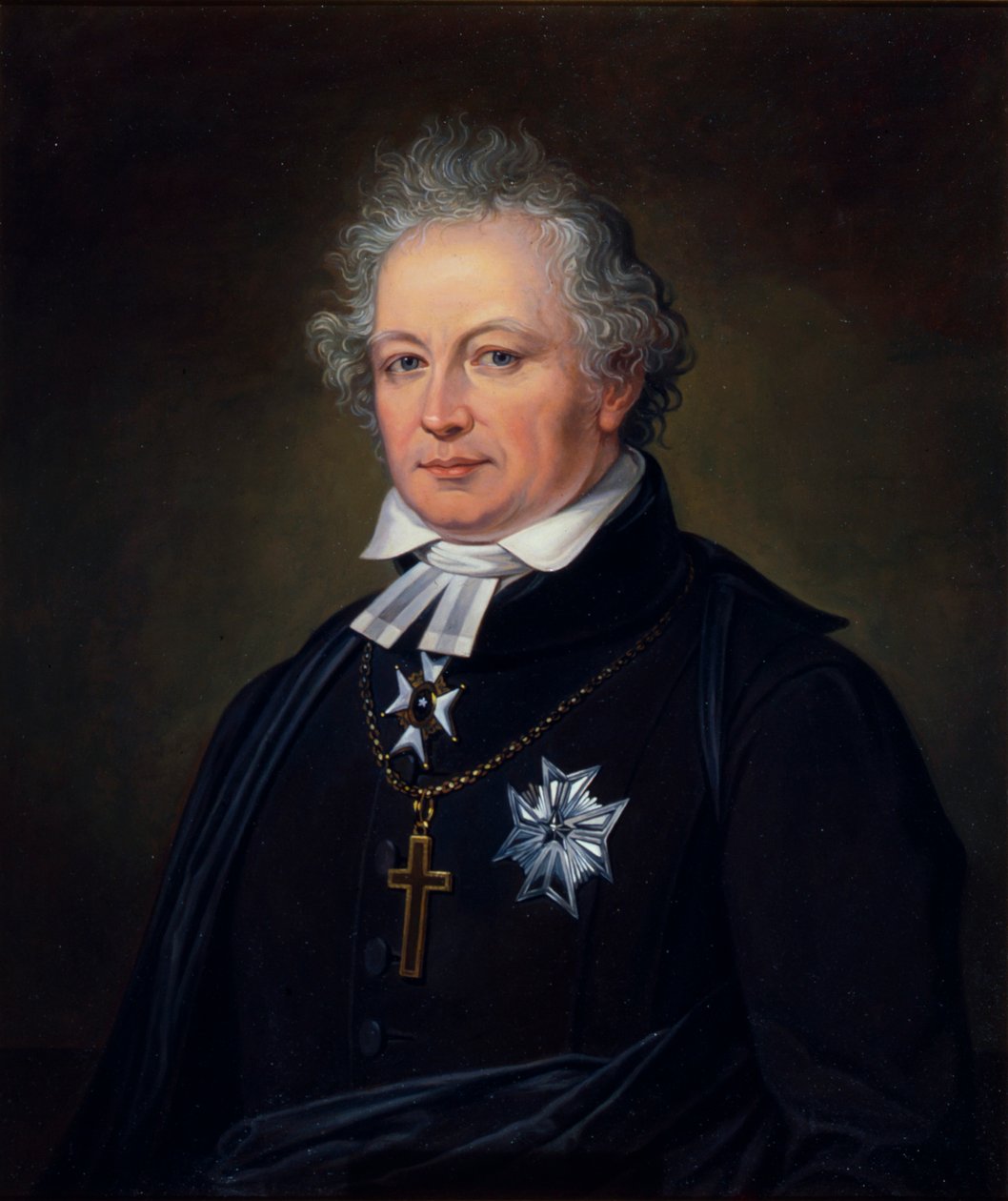 Esaias Tegnér, švédský básník a biskup, 19. století od Johan Gustaf Sandberg