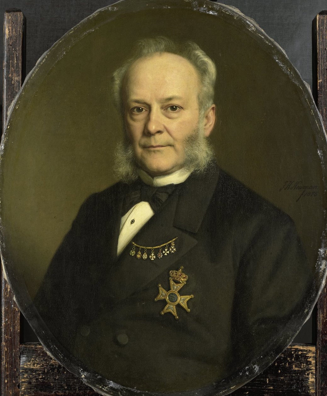 Pieter Mijer (1812-81). Generální guvernér Nizozemské východní Indie od Johan Heinrich Neuman