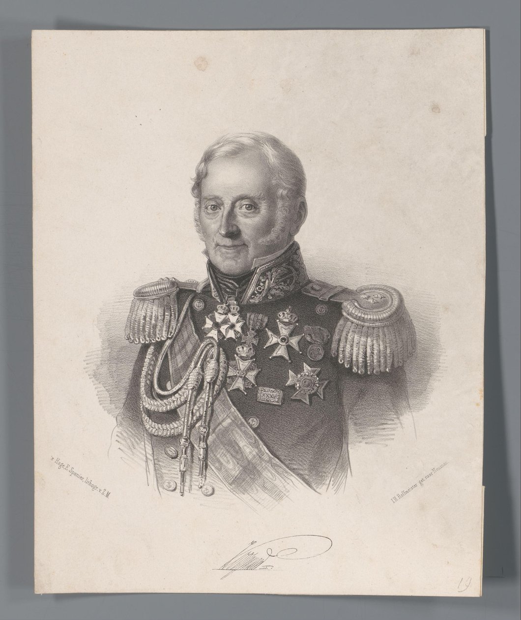 Portrét Jana Coenraada Koopmana od Johan Hendrik Hoffmeister