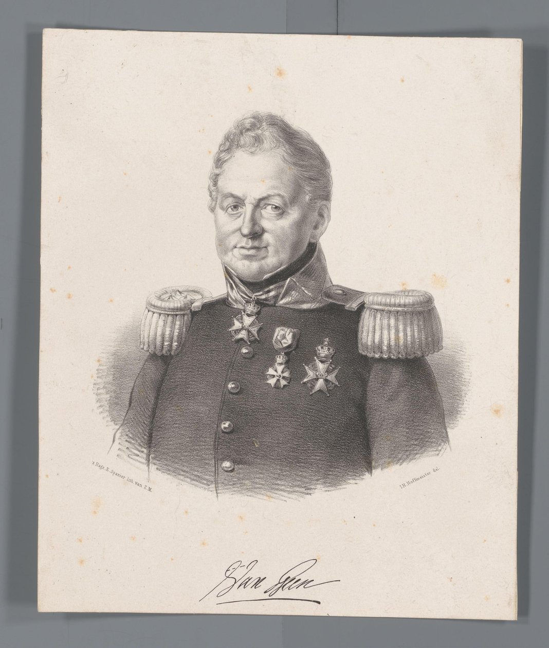 Portrét Josepha Jacobuse barona van Geena od Johan Hendrik Hoffmeister