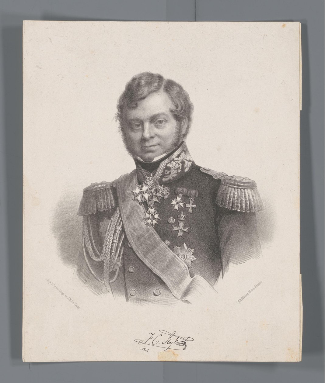 Portrét říše Julia Konstantina od Johan Hendrik Hoffmeister