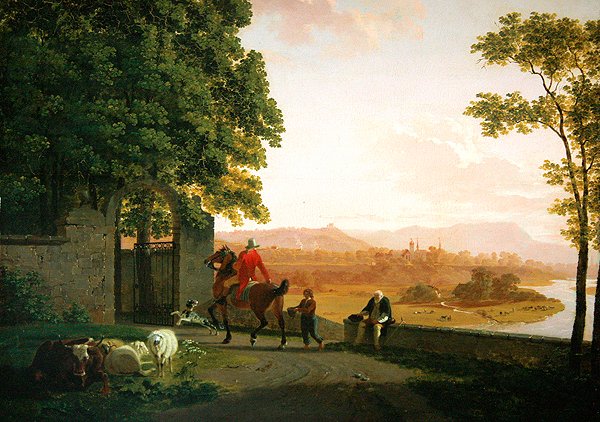 Krajina okolí Bernu od Johan Jakob Biedermann