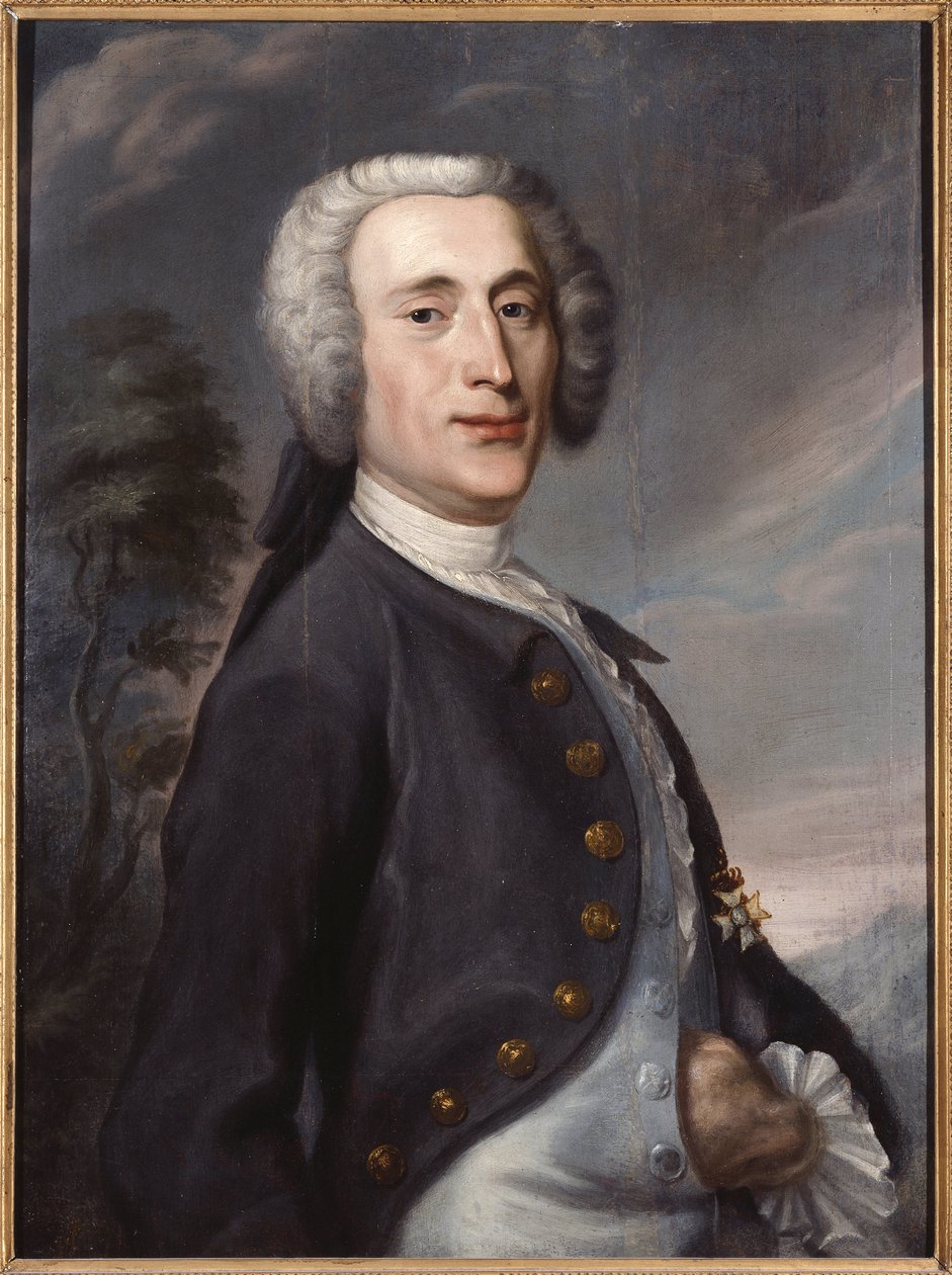 Portrét Olofa von Dalina (1708-1763), od Streng, Johan Joachim (1707-1763). Olej na plátně. Rozměry: 79 x 58 cm. Národní muzeum Stockholm od Johan Joachim Streng