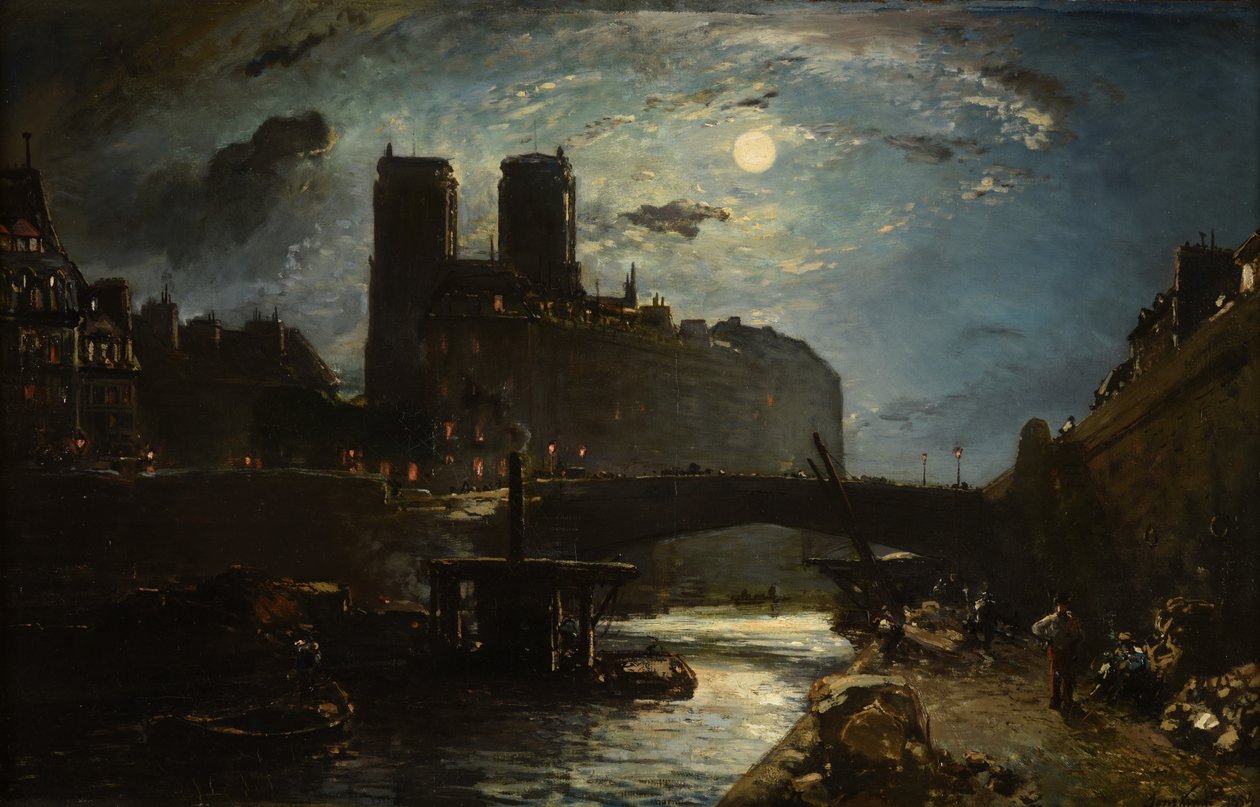 Notre-Dame de Paris od Johan Jongkind