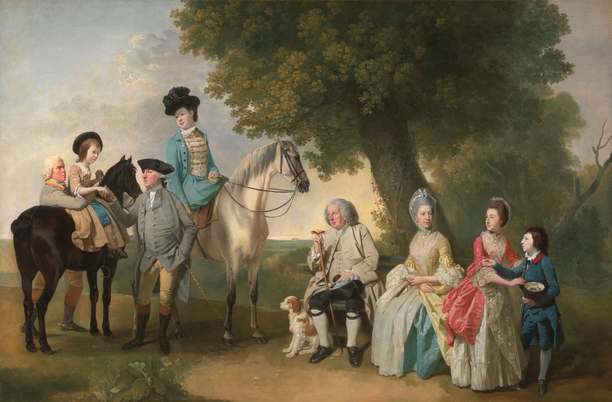 Rodina Drummondových od Johan Joseph Zoffany RA