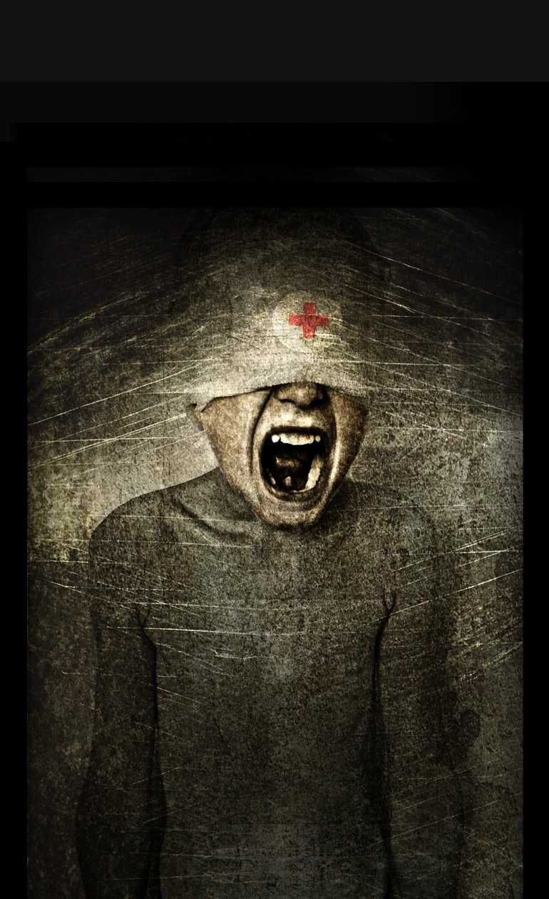Hurt, 2013 (manipulace s fotografiemi) od Johan Lilja