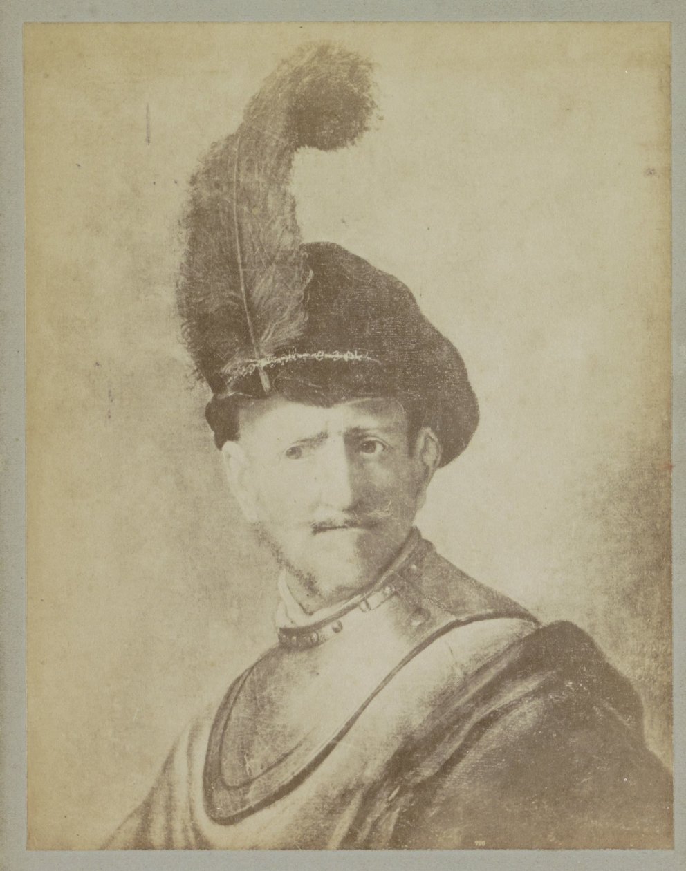 Fotoreprodukce obrazu „Portrét muže, možná Rembrandtova otce, Harmena Gerritsze. van Rijn