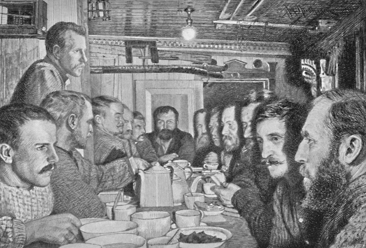 U večeřadla, 14. února 1895, 1895, 1897 od Johan Nordhagen