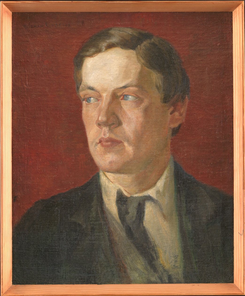 Portrét švédského malíře Gustafa Wolmara od Johan Rohde