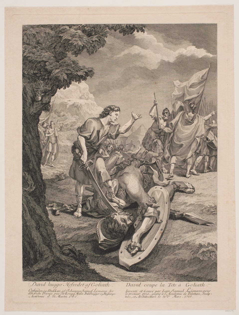 David a Goliáš od Johan Samuel Lymann