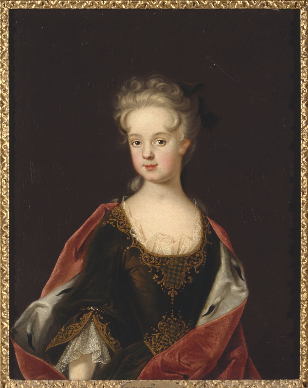 Marie Leczinska, reine de France - Portrét Marie Leszczynské, královny Francie (1703-1768), od Starbus, Johan (1679-1724). Olej na plátně od Johan Starbus