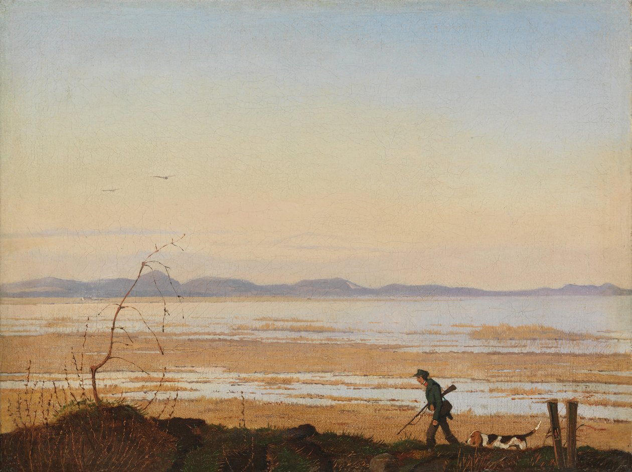 Večer u jezera Arresø, ca. 1837. od Johan Thomas Lundbye