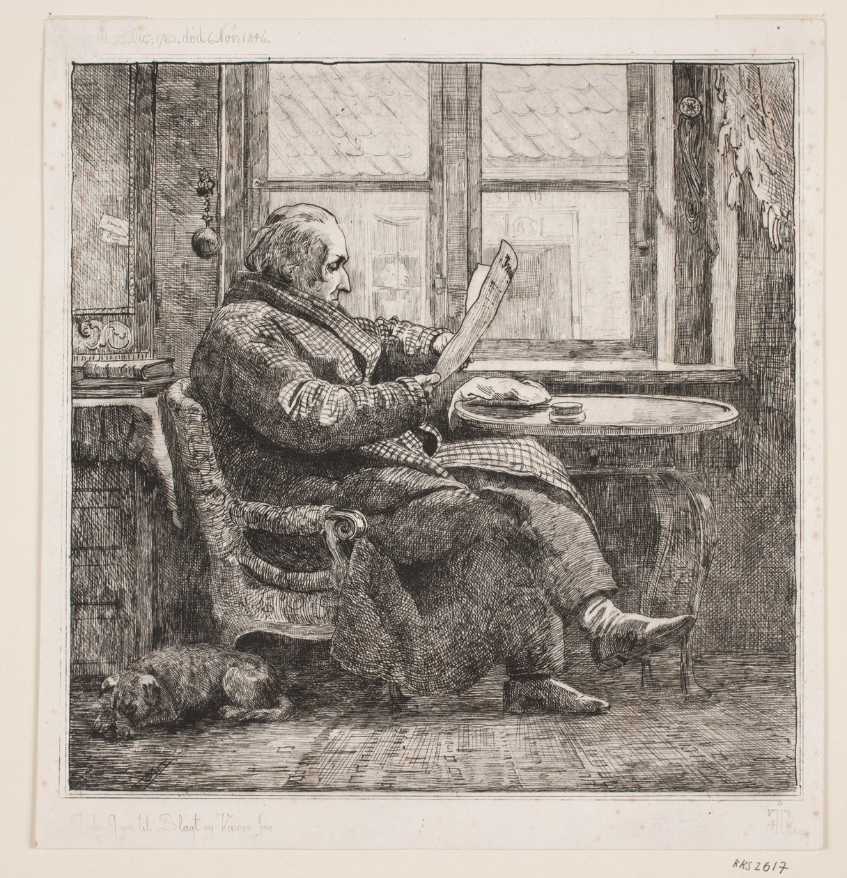 Soudní rada Emanuel Bonnevie od Johan Thomas Lundbye