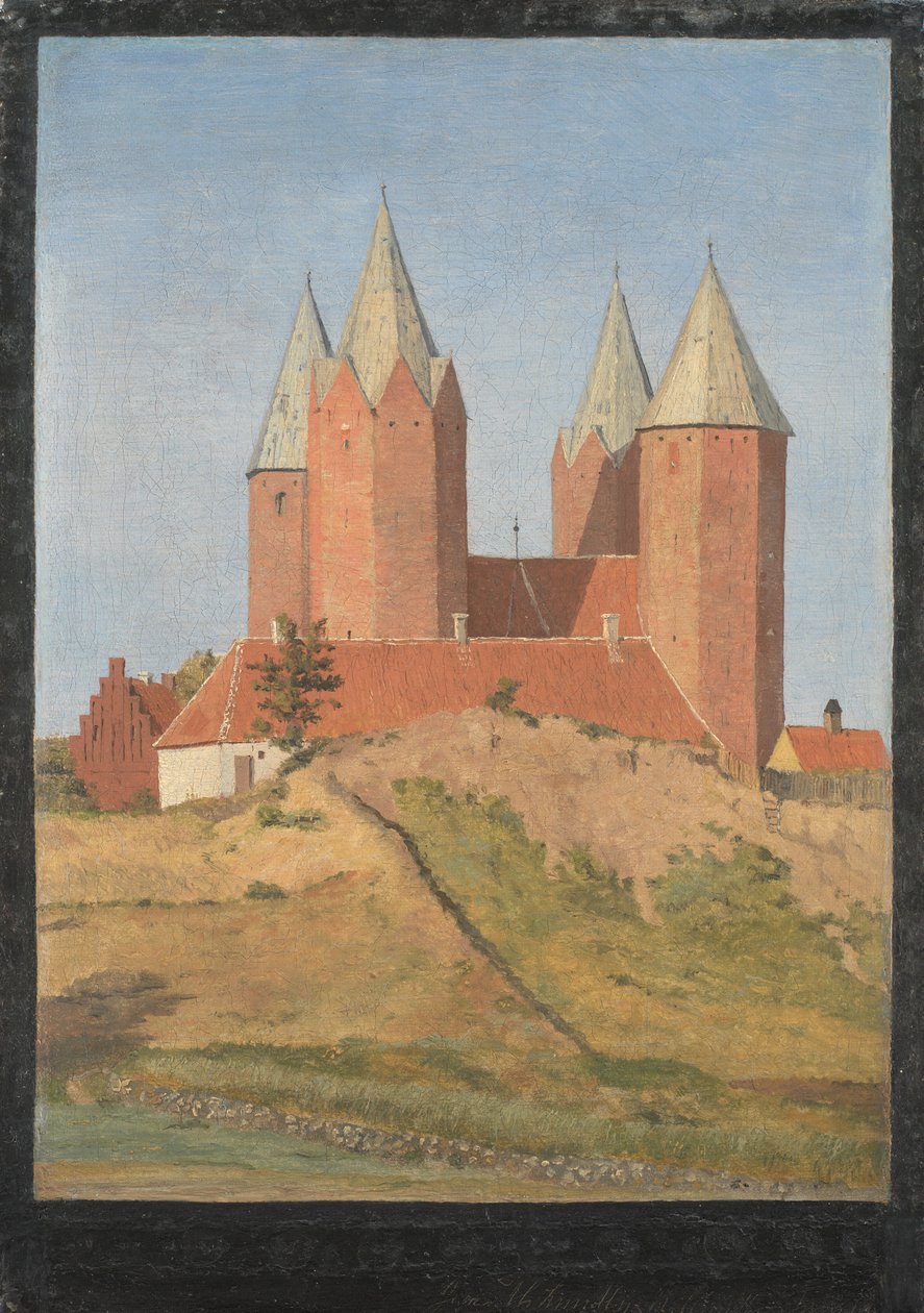 Kostel Kalundborg od Johan Thomas Lundbye