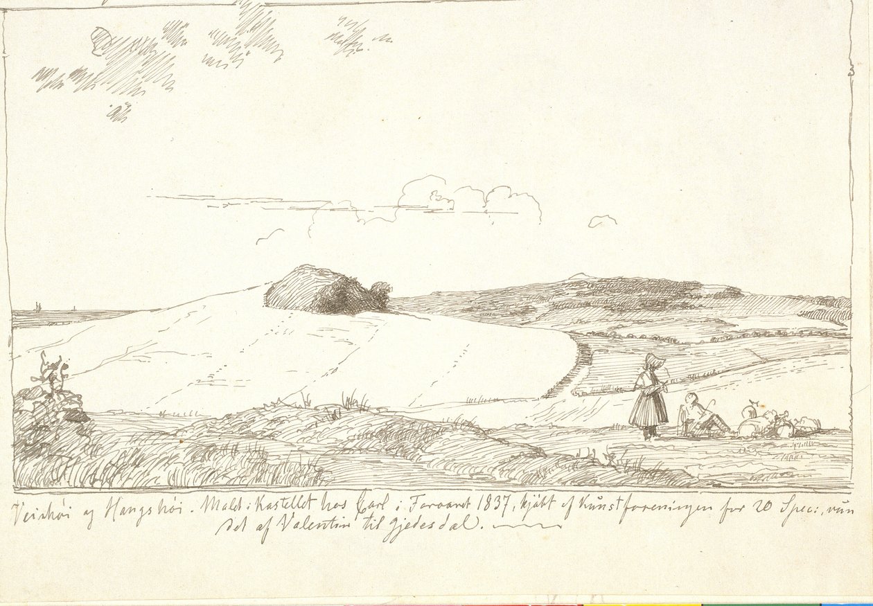 Liber Veritatis. Kresby a akvarely podle Lundbyeových obrazů od roku 1834 od Johan Thomas Lundbye