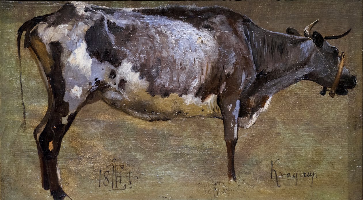 Studie krávy od Johan Thomas Lundbye