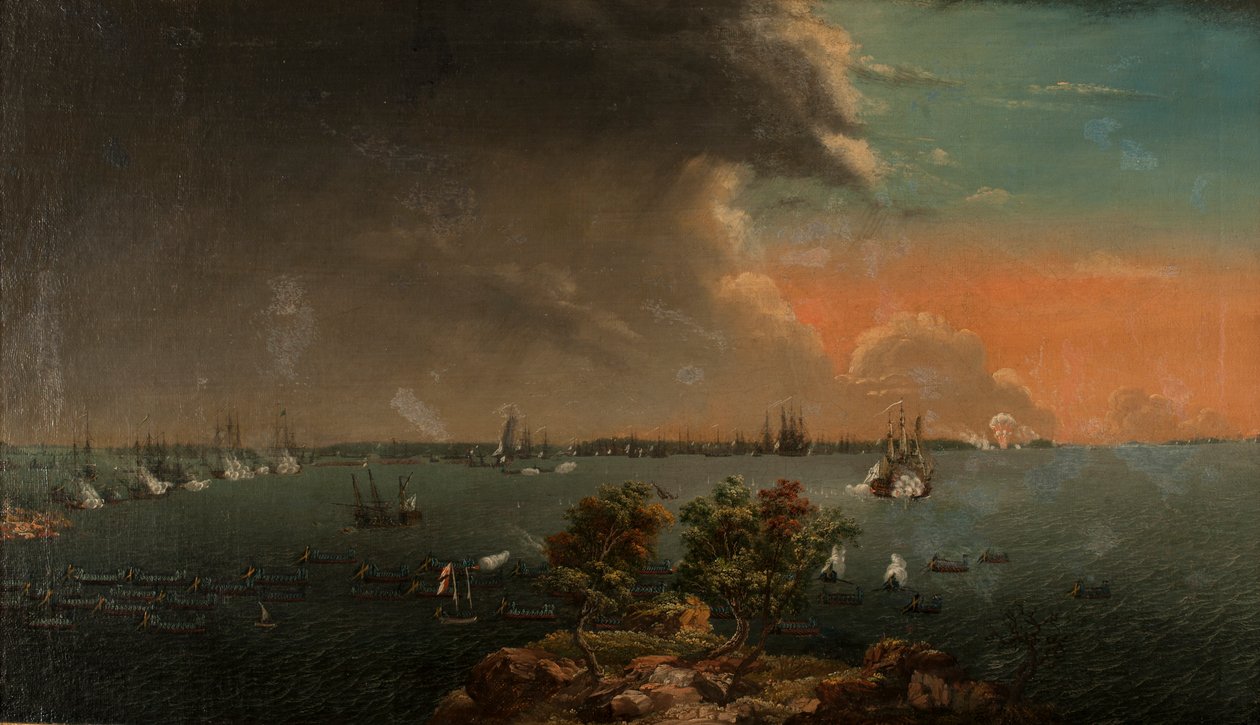 Druhá rusko-švédská bitva u Svensksundu 10. července 1790. od Johan Tietrich Schoultz