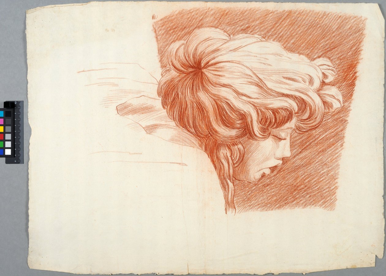 Akademiezeichnung (Detail) od Johan Tobias Sergel