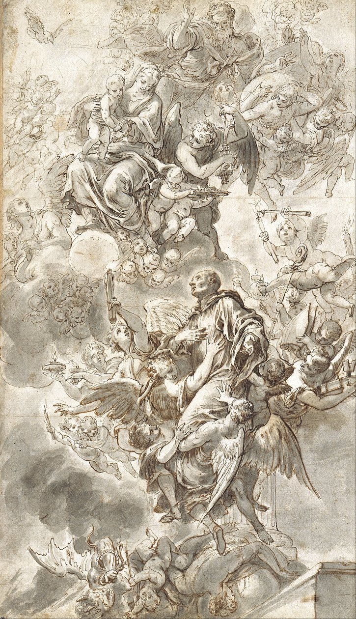Apoteóza svatého Benedikta od Johann Andreas Wolff