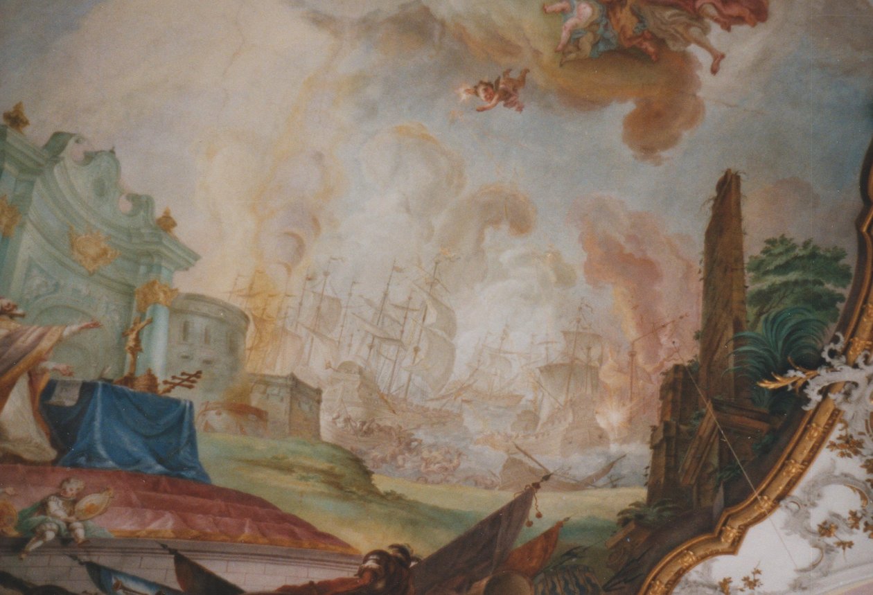 Bitva u Lepanta od Johann Baptist Enderle