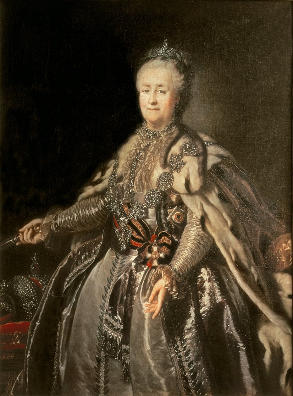 Kateřina Veliká, 1793 od Johann Baptist Edler von Lampi
