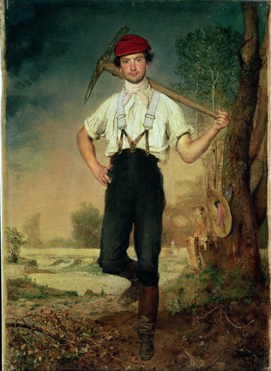Dělník, 1848 od Johann Baptist Reiter